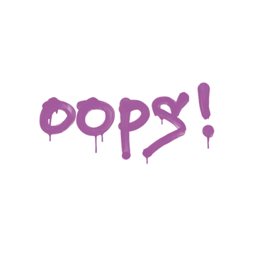 Sealed Graffiti | Oops (Bazooka Pink)