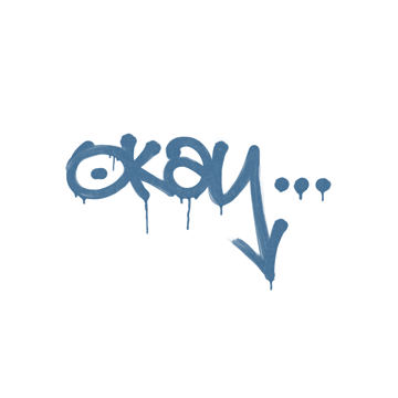 Sealed Graffiti | Okay (Monarch Blue)