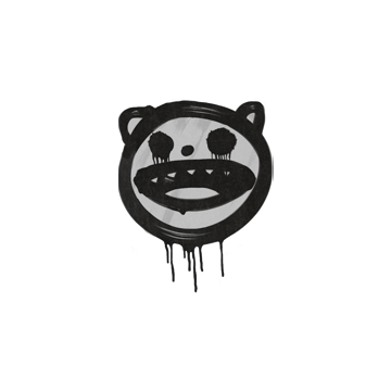 Sealed Graffiti | Happy Cat (Shark White)