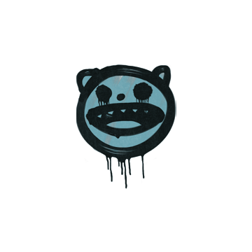 Sealed Graffiti | Happy Cat (Wire Blue)