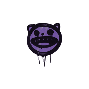 Sealed Graffiti | Happy Cat (Monster Purple)