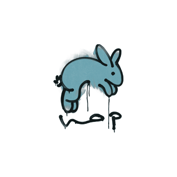 Sealed Graffiti | Hop (Wire Blue)
