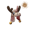 Unusual Reindoonibeanie (Frightened Poltergeist)