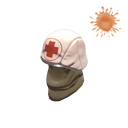 Unusual Heer's Helmet (Orbiting Fire)