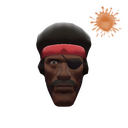 Unusual Demoman's Fro (Orbiting Fire)