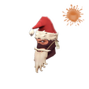 Unusual Shoestring Santa (Nuts n' Bolts)
