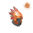 Unusual Aztec Aggressor (Burning Flames)