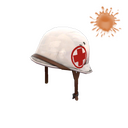 Unusual Surgeon's Stahlhelm (Flaming Lantern)