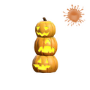 Unusual Towering Patch of Pumpkins (Severed Serration)