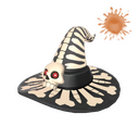 Unusual Bone Cone (Burning Flames)