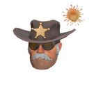 Unusual Sheriff's Stetson (Vivid Plasma)