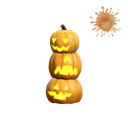 Unusual Towering Patch of Pumpkins (Restless Wraiths)