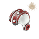 Unusual Cyborg Stunt Helmet (Orbiting Planets)