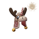 Unusual Reindoonibeanie (Melting Mohawk)