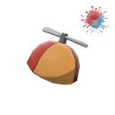 Unusual Pyro's Beanie (Orbiting Fire)