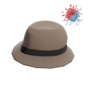 Unusual Flipped Trilby (Orbiting Planets)