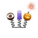 Unusual Spooky Head-Bouncers (Viridescent Peeper)