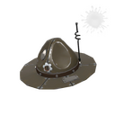 Unusual Full Metal Drill Hat (Death at Dusk)