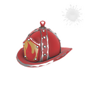 Unusual Firewall Helmet (Scorching Flames)