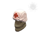 Strange Unusual Heer's Helmet (Scorching Flames)