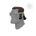 Unusual Peacenik's Ponytail (Orbiting Planets)