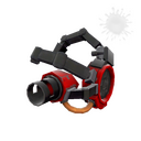 Unusual Virtual Reality Headset (Orbiting Fire)