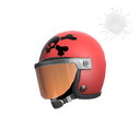 Unusual Death Racer's Helmet (It's a Puzzle to Me)