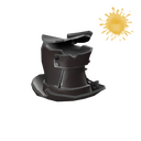 Unusual Galvanized Gibus (Orbiting Planets)
