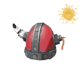Unusual Tyrantium Helmet (Circling TF Logo)