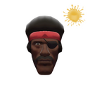 Unusual Demoman's Fro (Sunbeams)