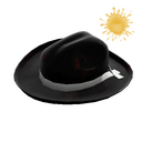 Unusual Buckaroo's Hat (Orbiting Planets)