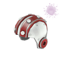 Unusual Cyborg Stunt Helmet (Orbiting Fire)