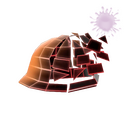 Unusual Defragmenting Hard Hat 17% (Starlight Haze)