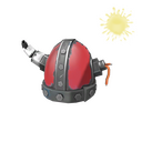 Unusual Tyrantium Helmet (Flaming Lantern)