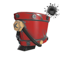 Unusual Steel Shako (Nuts n' Bolts)