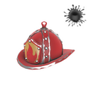 Unusual Firewall Helmet (Orbiting Fire)