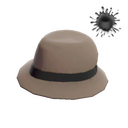 Unusual Flipped Trilby (Orbiting Planets)