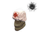 Strange Unusual Heer's Helmet (Scorching Flames)