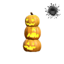 Strange Towering Patch of Pumpkins
