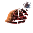 Unusual Defragmenting Hard Hat 17% (Ring of Fire)