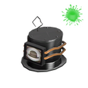 Unusual Bootleg Base Metal Billycock (Haunted Ghosts)