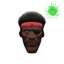 Unusual Demoman's Fro (Scorching Flames)