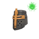 Strange Unusual Brass Bucket (Scorching Flames)