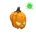 Strange Unusual Hollowed Helm (Green Giggler)
