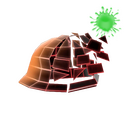 Unusual Defragmenting Hard Hat 17% (Omniscient Orb)