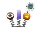 Unusual Spooky Head-Bouncers (Viridescent Peeper)