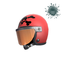 Strange Unusual Death Racer's Helmet (It's a puzzle to me)