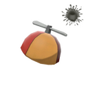 Unusual Pyro's Beanie (Haunted Ghosts)