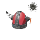 Unusual Tyrantium Helmet (Orbiting Fire)