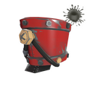 Unusual Steel Shako (Nuts n' Bolts)